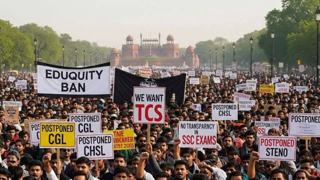 SSC Exam 2025 Glitches Trigger Massive Nationwide Protests 1 1230377428836996594284773249