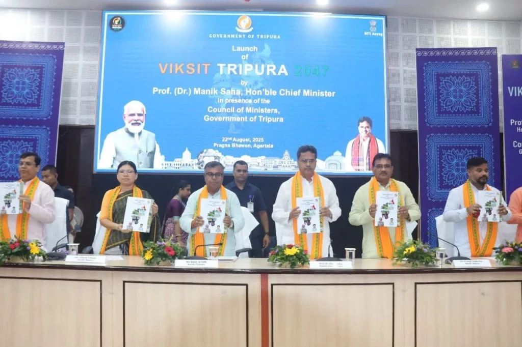 Tripura Unveils Developed Tripura 2047 Vision with PM Modi’s Roadmap for Viksit Bharat 1 Tripura Unveils Developed Tripura 2047 Vision