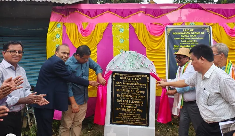 NABARD GM Unveils Foundation Stone of Tripura’s 1st Rural Haat in North Tripura| Big Boost for Farmers 1 NABARD GM Unveils Foundation Stone of Tripura’s 1st Rural Haat Big Boost for Farmers