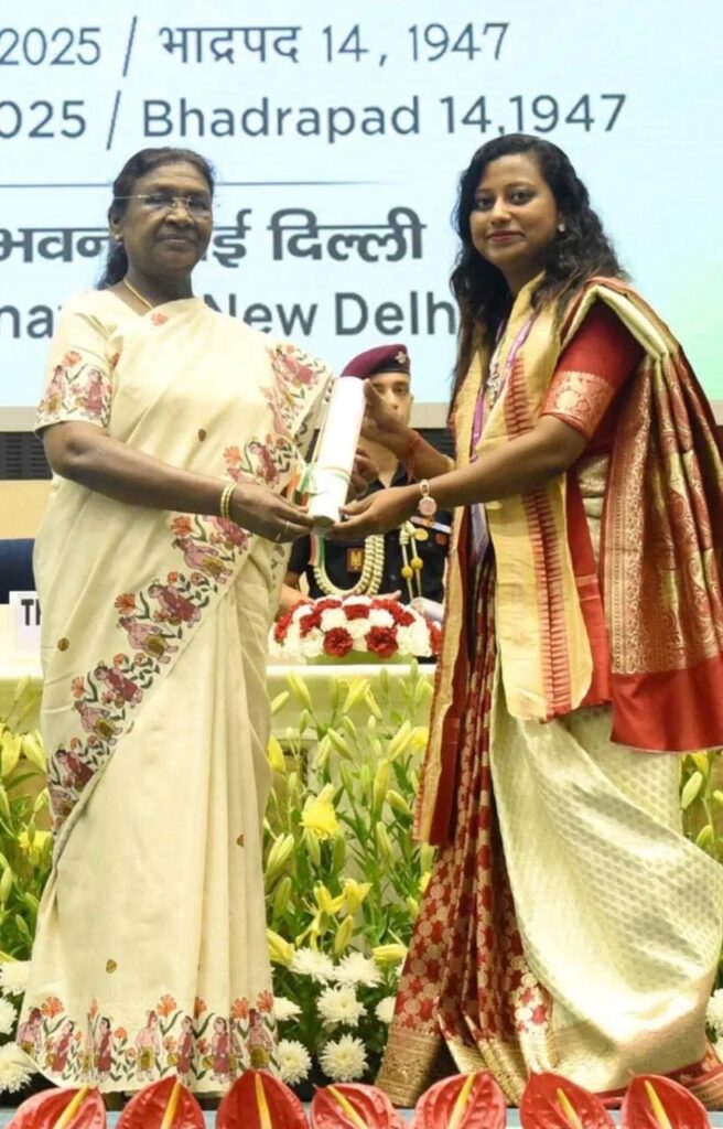 Tripura Teacher Bidisha Majumdar Among Awardees Honored by President Murmu