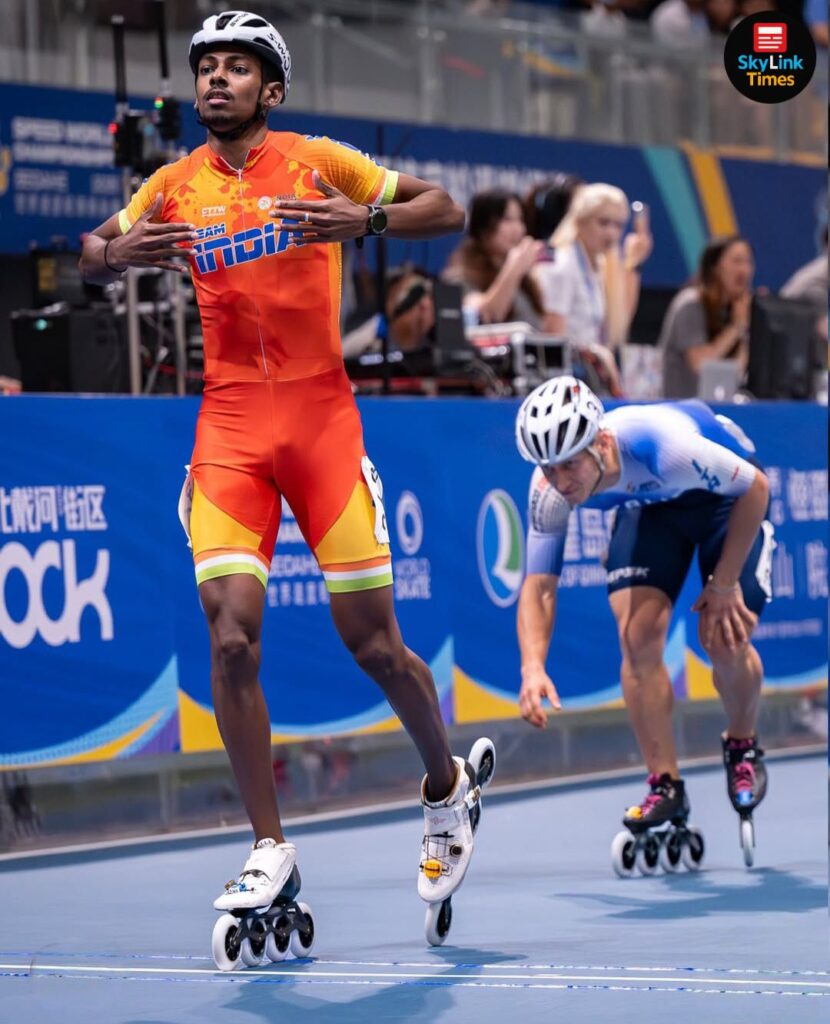 Historic Win! Anandkumar Velkumar Becomes India’s First Skating World Champion. 1 Anandkumar Velkumar Becomes India’s First Skating World Champion.