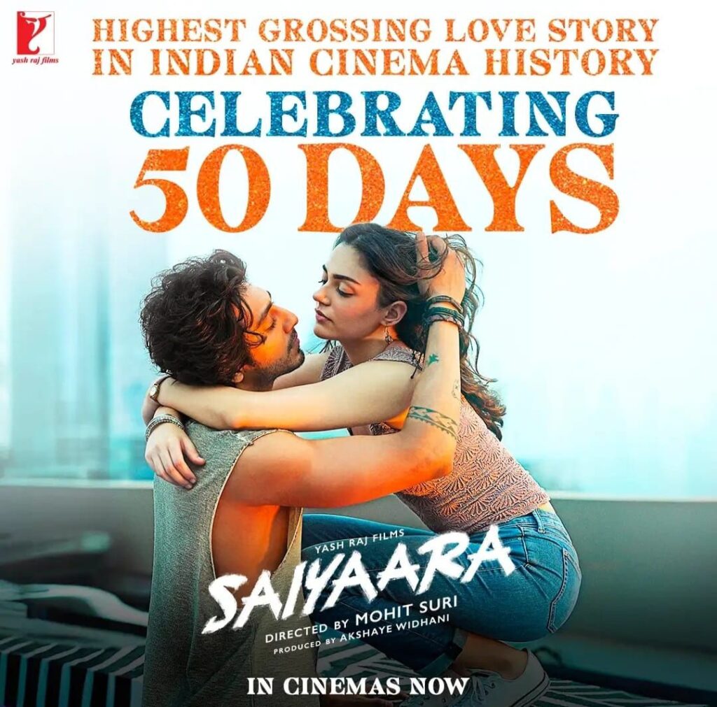 Saiyaara Hits 50 Days: Rs 581 Cr Blockbuster