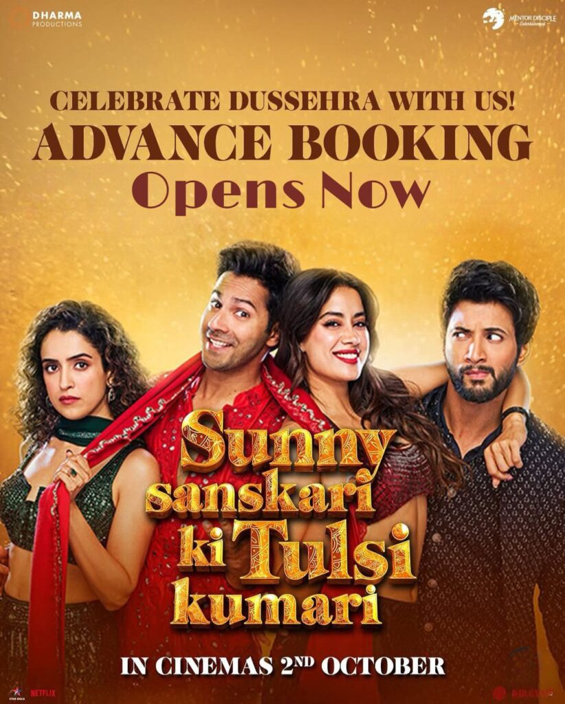 Sunny Sanskari Ki Tulsi Kumari Advance Booking Opens – Don’t Miss Out! 1 Sunny Sanskari Ki Tulsi Kumari Advance Booking Opens Now