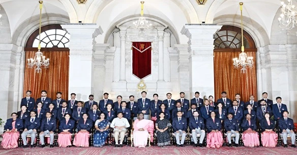 Tripura Shines at MY Bharat–NSS Awards 2022–23: President Murmu Honours Shymal Dey and Anupam Das for Outstanding Service 1 Tripura Shines at MY Bharat–NSS Awards 2022–23: President Murmu Honours Shymal Dey and Anupam Das