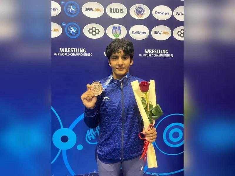 Indian Women Wrestlers Shine Bright: 5 Bronze & 2 Gold Finalists at U-23 World Wrestling Championship 2025! 1 Indian Women Wrestlers