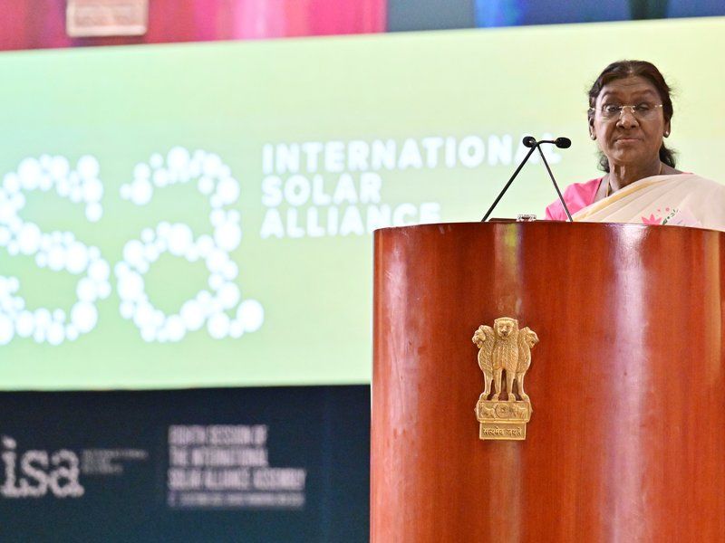 President Murmu: India to Become Global Solar Power Hub by 2050 1 President Murmu: India to Become Global Solar Power Hub by 2050