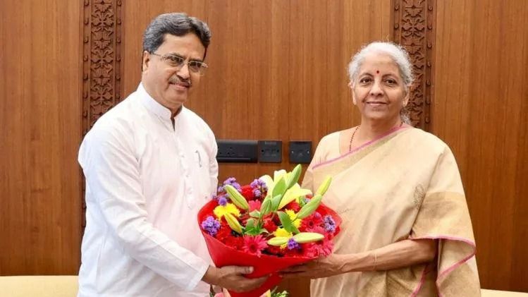 Tripura CM Dr. Manik Saha Meets Nirmala Sitharaman