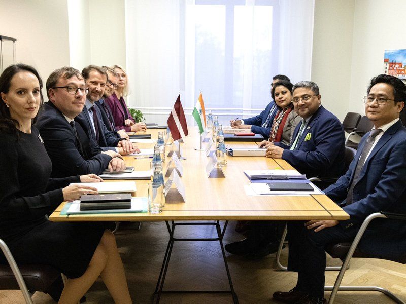 India-Latvia Expand Trade & Tech Cooperation<br> 1 India-Latvia Expand Trade & Tech Cooperation