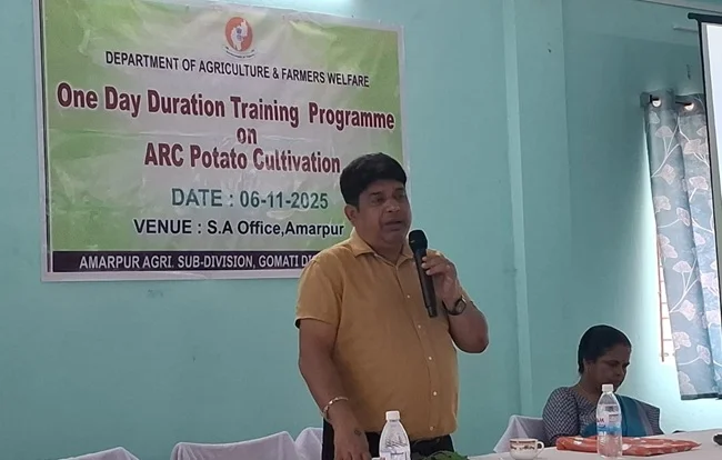 MLA Ranjit Das interested in cultivating potatoes using ARC system