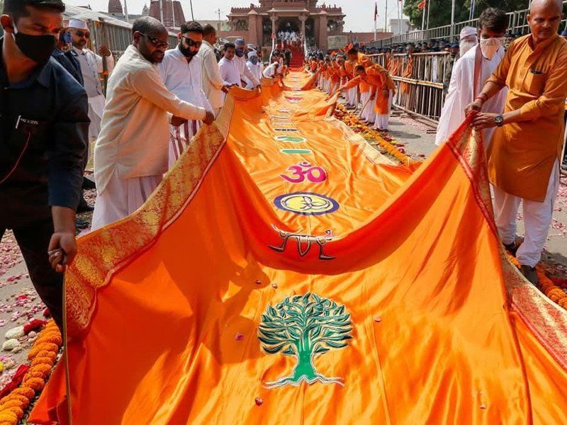 Ayodhya Unveils ‘Dharma Dhwaja’: Grand Flag-Hoisting by PM Modi Today 1 Ayodhya Unveils ‘Dharma Dhwaja’: Grand Flag-Hoisting by PM Modi Today