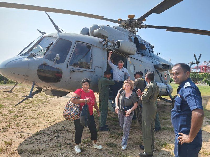 Operation Sagar Bandhu: IAF Rescues 24 Stranded Passengers in Sri Lanka 1 Operation Sagar Bandhu: IAF Rescues 24 Stranded Passengers in Sri Lanka