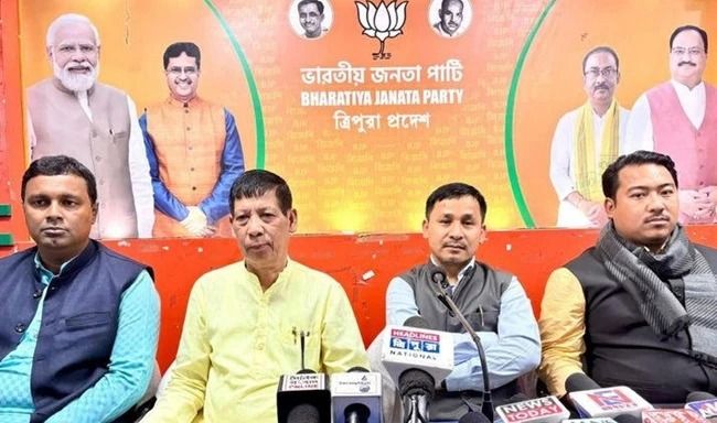 BJP Criticises Pradyot Debbarman’s ‘One North East’ Campaign 1 BJP Criticises Pradyot Debbarman’s ‘One North East’ Campaign