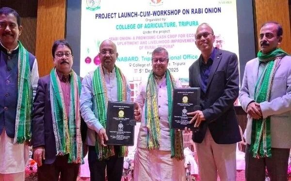 Rabi Onion Cash Crop Launched to Boost Tripura Farmers 1 Rabi Onion Cash Crop Launched to Boost Tripura Farmers