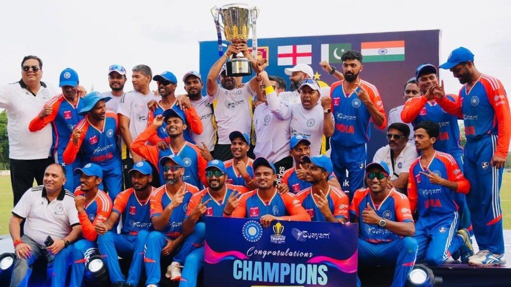 India Beat England by 7 Wickets in Mixed Disability T20I 1 India Beat England by 7 Wickets in Mixed Disability T20I