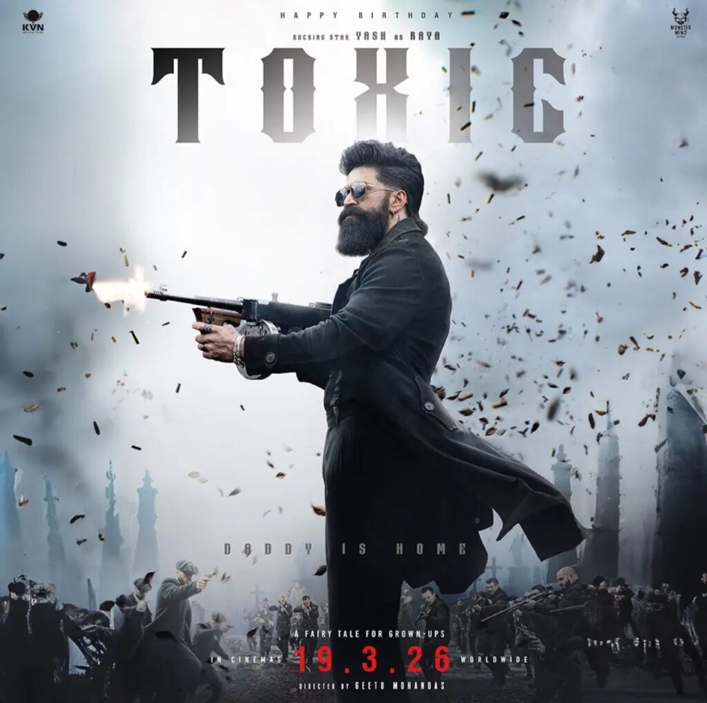 Yash Unveils ‘Toxic’ 1st Look as Raya on 40th Birthday