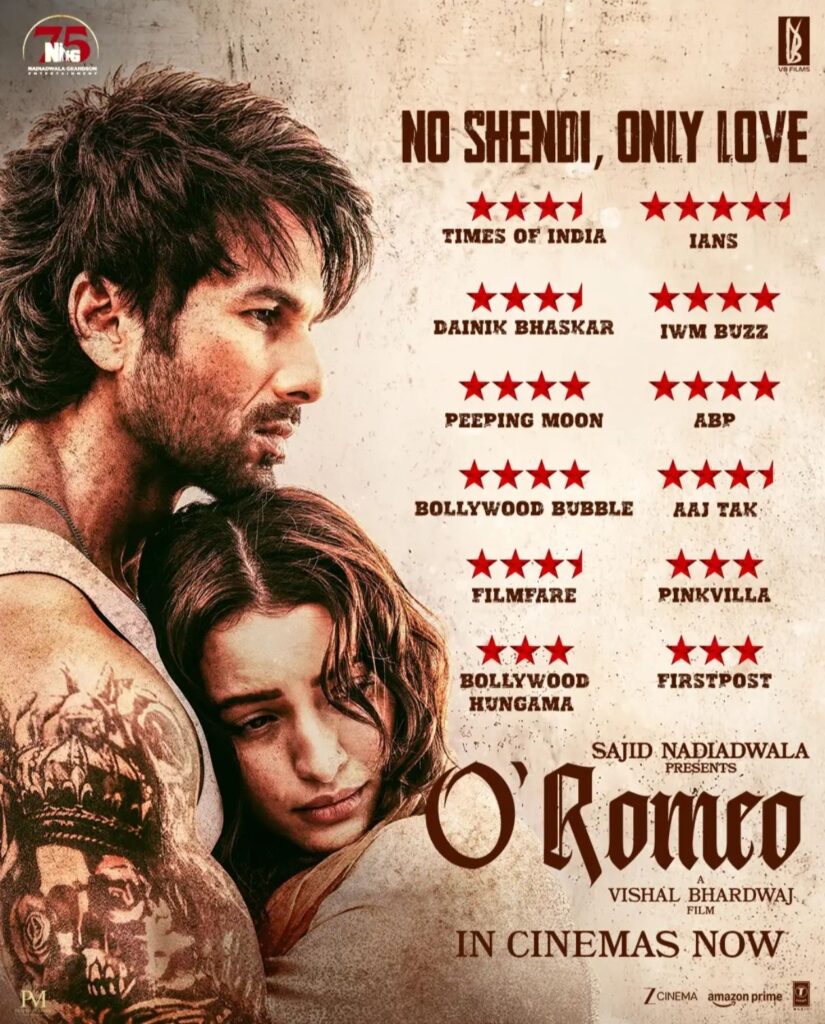 O' Romeo Review: 4.5 Stars for Shahid Kapoor’s Explosive Love-Revenge Saga 1 O' Romeo Review