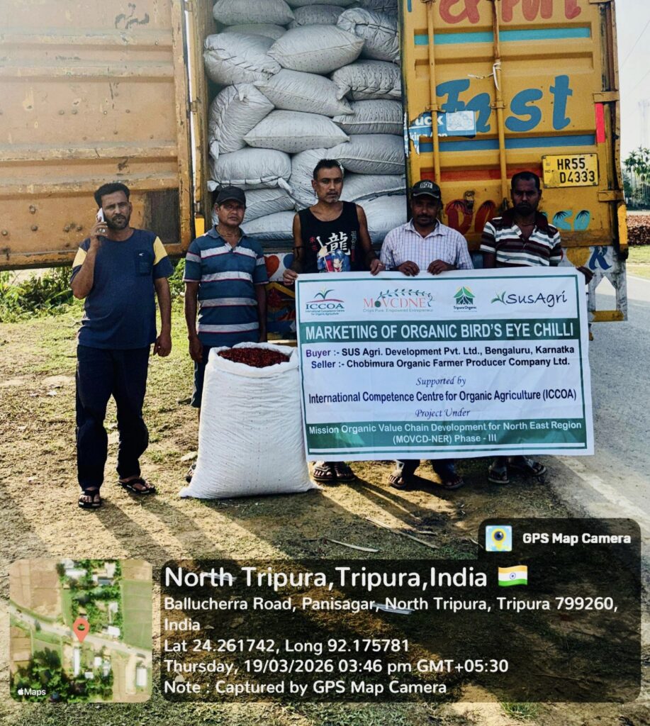 Big Leap for Tripura Farmers: 10 MT Organic Chili Dispatch Signals Growth