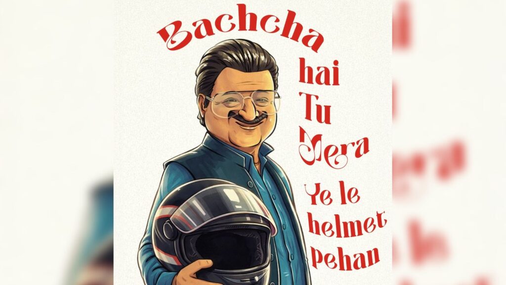 Delhi Police Uses Viral ‘Jameel Jamali’ Meme to Push Helmet Safety