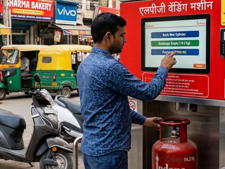 India’s First 24x7 LPG ATM in Gurgaon: Get Gas in 2 Minutes!
