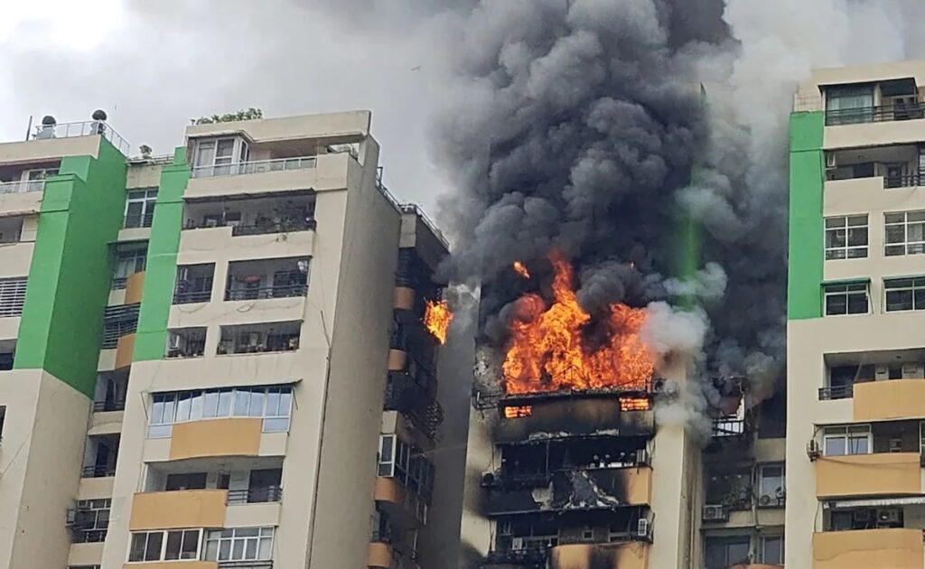 Ghaziabad Fire: 8 Flats Gutted in Indirapuram Blaze
