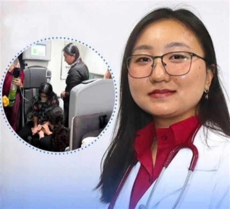 Manipur Doctor Saves Woman on Air India Flight