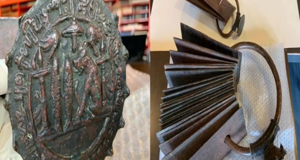 11th Century Chola Copper Plate Returning to India
