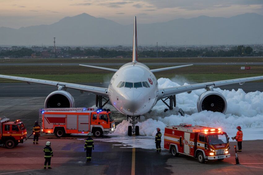 “Turkish Airlines Plane Catches Fire During Landing at Kathmandu Airport, All 288 Safe” 1 Turkish Airlines Plane Catches Fire
