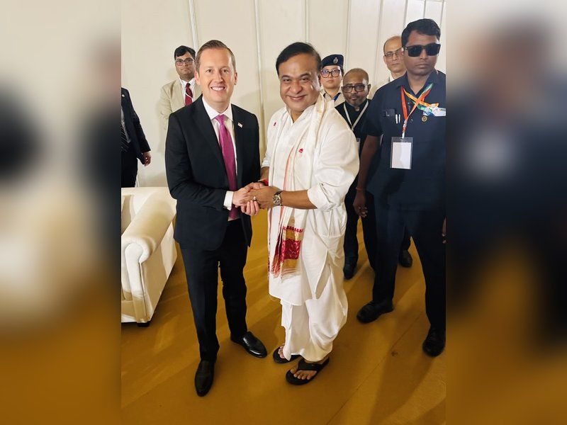 US Envoy Attends Himanta Sarma Oath Ceremony