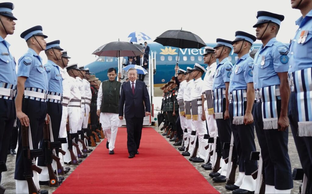 Vietnam President To Lam Arrives in India