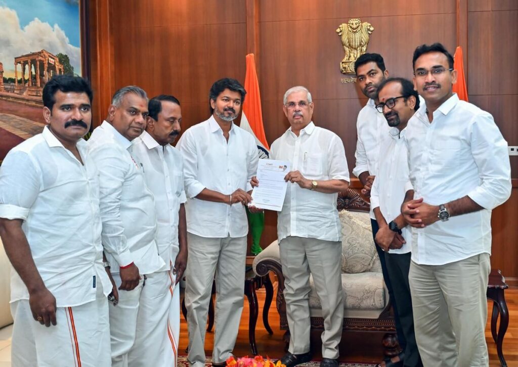 Vijay Stakes Claim to Form Tamil Nadu Govt After Historic TVK Win