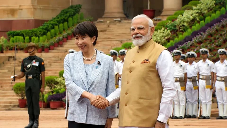 PM Modi Welcomes Japan PM Sanae Takaichi for India Summit 2026 1 PM Modi Welcomes Japan PM Sanae Takaichi for India Summit 2026
