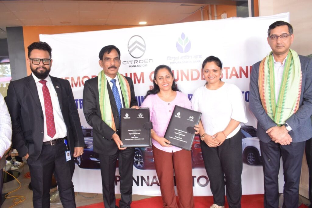 Tripura Gramin Bank Signs MoU with Panna Motors